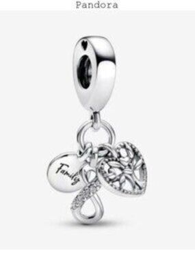 Pandora Family Infinity Triple Dangle Charm